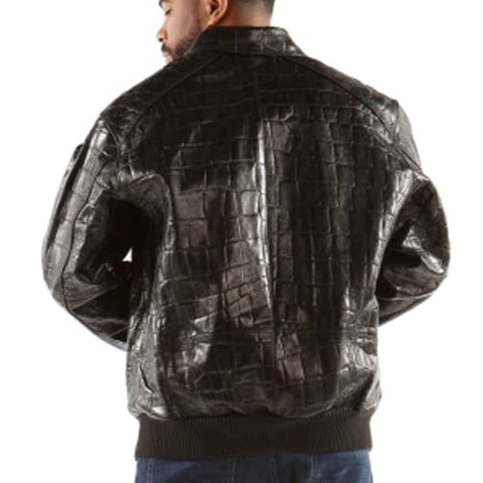 Pelle Pelle Basic Black Large Croco Jacket