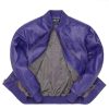 Pelle Pelle Basic Burnish Purple Leather Jacket