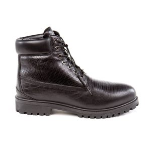 Pelle Pelle Basic in Black Iguana Boots