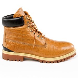 Pelle Pelle Basic in Brown Iguana Leather Boots