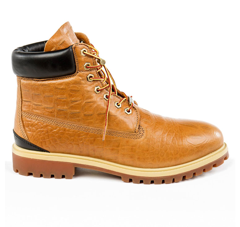 Pelle Pelle Basic in Brown Iguana Leather Boots
