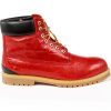 Pelle Pelle Basic in Red Iguana Leather Boots