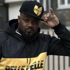 Pelle Pelle Big Logo Wu Tang Curved Black Cap