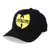Pelle Pelle Big Logo Wu Tang Curved Cotton Black Cap