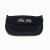 Pelle Pelle Black Denim Visor