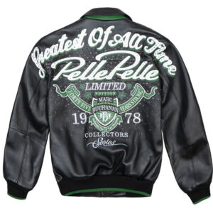 Pelle Pelle Black Greatest Of All Time MB Leather Jacket