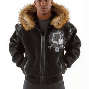 Pelle Pelle Black Last Man Standing MB Fur Hood Jacket