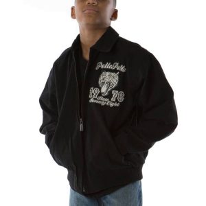 Pelle Pelle Black Power & Speed World’s Finest Tiger Twill 1978 Jacket For Boys