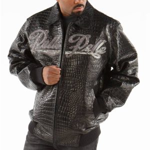 Pelle Pelle Black Script Jacket