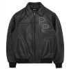 Pelle Pelle Black Shinning Stones Leather Jacket