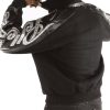 Pelle Pelle Black Shoulder Crest Script Wool Jacket