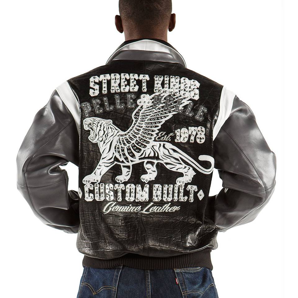 Pelle Pelle Black Street Kings 1978 Leather Jacket