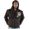 Pelle Pelle Black Studded P Full Zip Hoodie