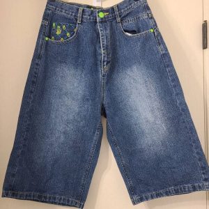 Pelle Pelle Blue Hip Hop Denim Shorts