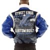 Pelle Pelle Blue Street Kings 1978 Leather Jacket
