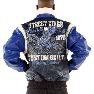 Pelle Pelle Blue Street Kings 1978 Leather Jacket