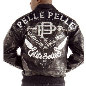 Pelle Pelle Born Free 1978 Elite Series Black Leather Jacket
