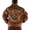 Pelle Pelle Born Free 1978 Elite Series Brown Leather Jacket