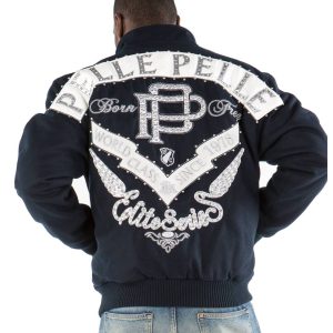 Pelle Pelle Born Free 1978 Elite Series Navy Blue Jacket - Copy