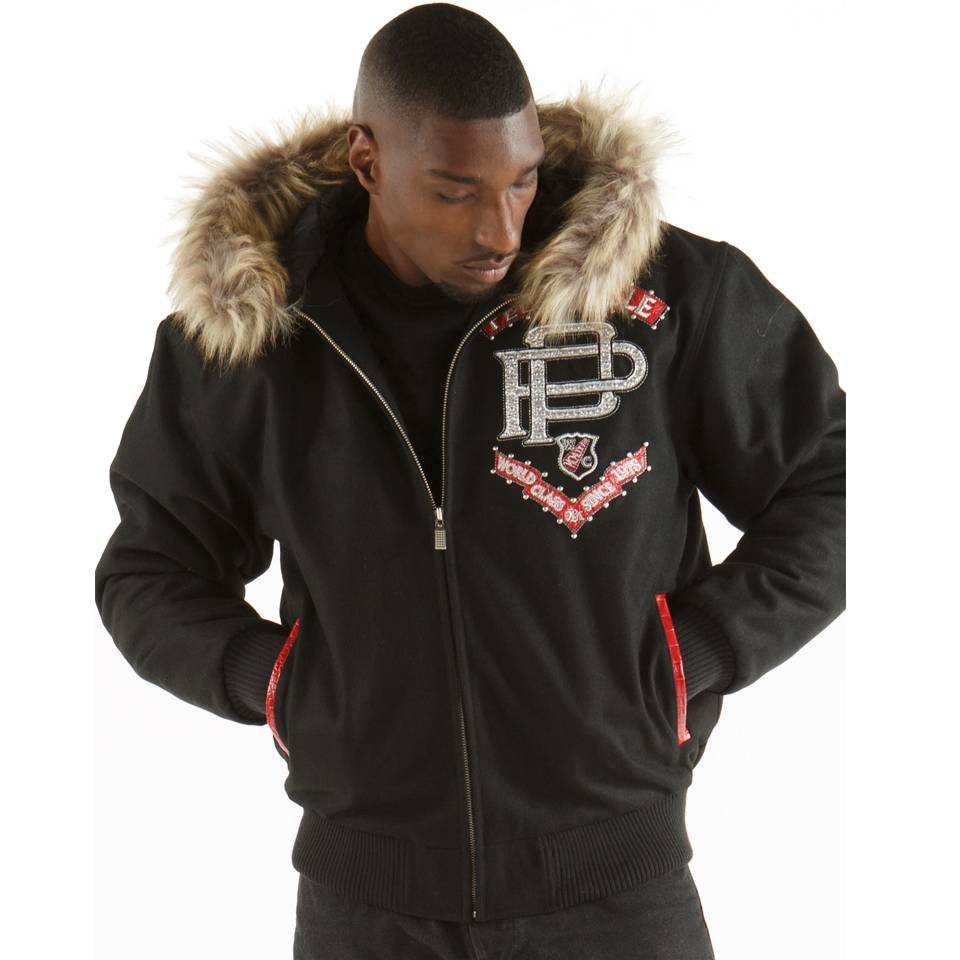 Pelle Pelle Born Free Elite Series Black Fur Hood Jacket