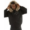 Pelle Pelle Born Free MB 1978 Black Fur Hood Jacket