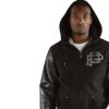 Pelle Pelle Born Free World Class Black Wool Hoodie