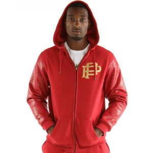 Pelle Pelle Born Free World Class Red Hoodie