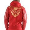 Pelle Pelle Born Free World Class Red Wool Hoodie