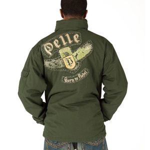 Pelle Pelle Born to Rebel 1978 Green Cotton Jacket