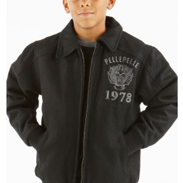 Pelle Pelle Boys 1978 Unrivaled MB Black Jacket