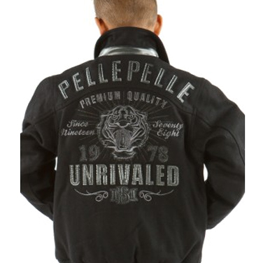 Pelle Pelle Boys 1978 Unrivaled MB Black Wool Jacket