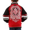 Pelle Pelle Boys Black Label of Highest Caliber Marc Buchanan Red Wool Jacket