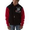 Pelle Pelle Boys Black World’s Finest Tiger Twill Wool Jacket
