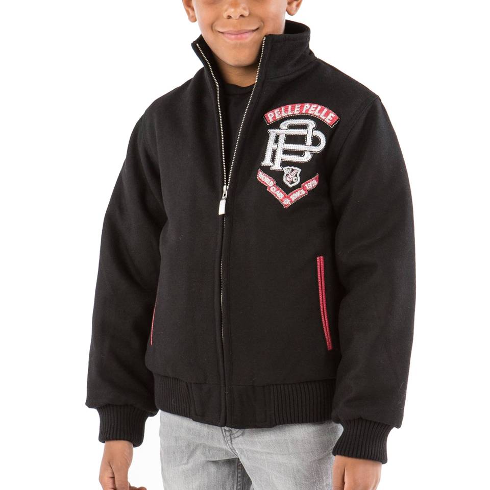 Pelle Pelle Boys Born Free Elite Series Black Jacket