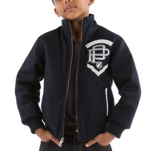 Pelle Pelle Boys Born Free Elite Series Navy Blue Jacket