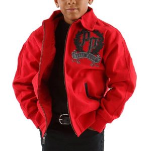 Pelle Pelle Boys Live like a King Red Jacket