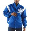 Pelle Pelle Brooklyn Limited Edition MB Blue Wool Jacket