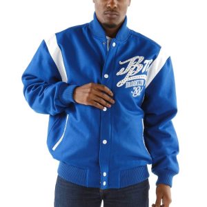 Pelle Pelle Brooklyn Limited Edition MB Blue Wool Jacket