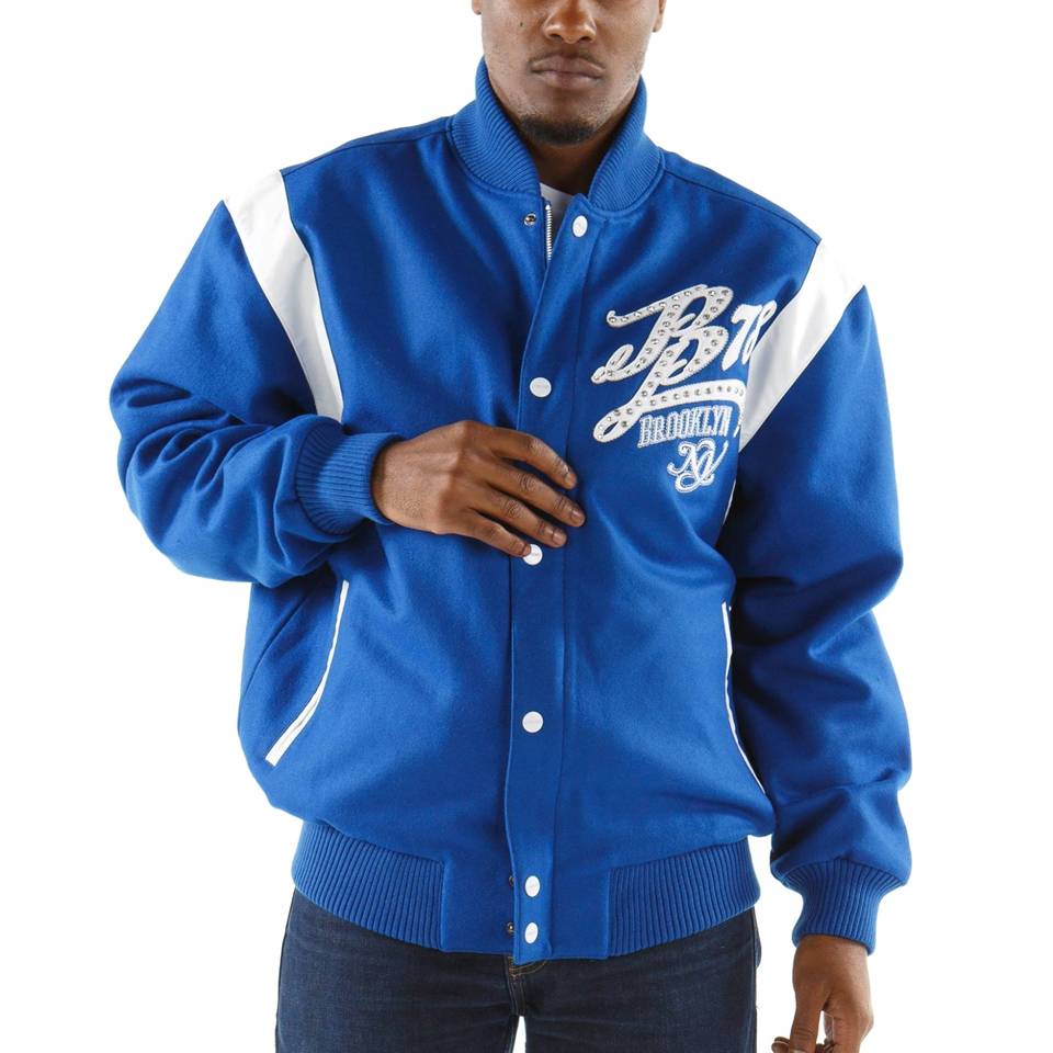 Pelle Pelle Brooklyn Limited Edition MB Blue Wool Jacket