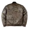 Pelle Pelle Brown America Quilted Jacket 1