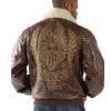Pelle Pelle Brown Gang of One 1978 Fur Collar Jacket