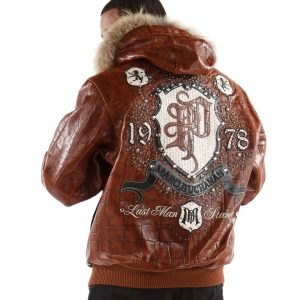 Pelle Pelle Brown Last Man Standing MB 1978 Fur Hooded Jacket