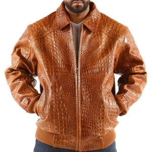 Pelle Pelle Brown Men Leather Jacket