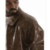 Pelle Pelle Brown Python Leather Jacket