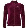 Pelle Pelle Burgundy Warm Up Velvet Tracksuit