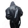 Pelle Pelle Carti Black Embossed Plush Genuine Leather Jacket