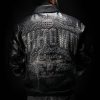 Pelle Pelle Chi Town MB 1978 Black Men Real Leather Jacket