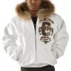 Pelle Pelle Chi Town MB 1978 Fur Hood White Jacket