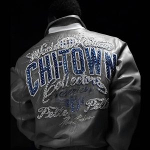 Pelle Pelle Chi Town MB 1978 Grey Jacket