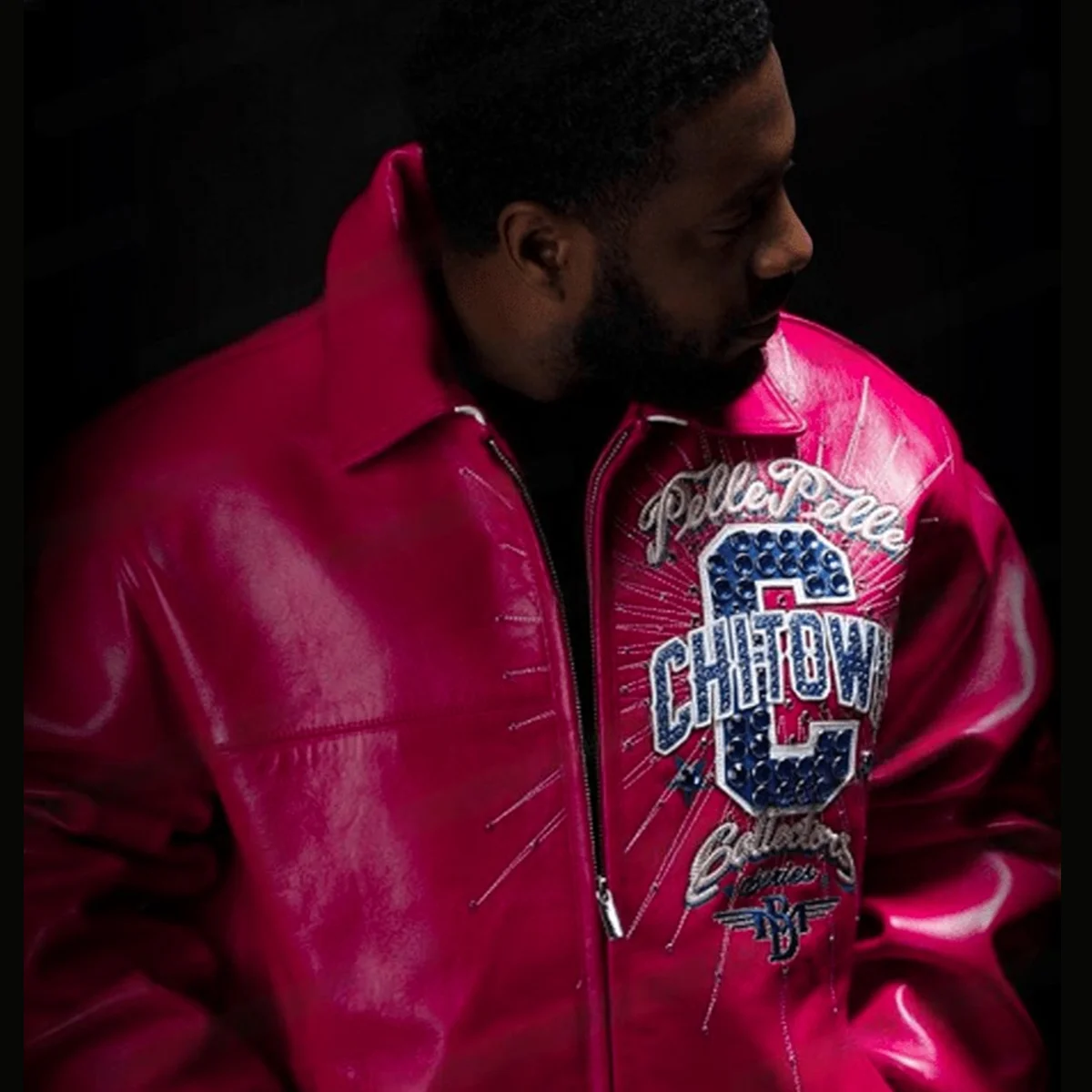 Pelle Pelle Chi Town MB 1978 Pink Jacket